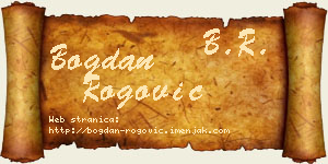 Bogdan Rogović vizit kartica